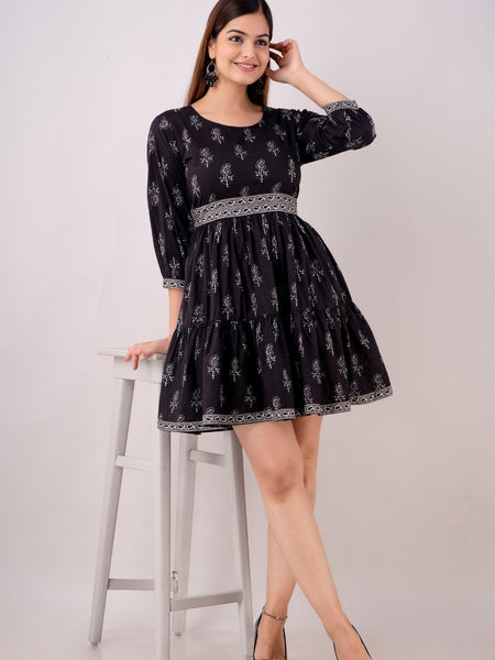 Black Short Dress For Women