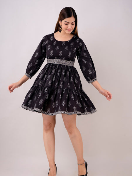 Black Short Dress For Women