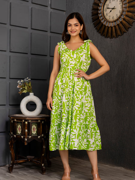 Green Kaysha Gown Dresses