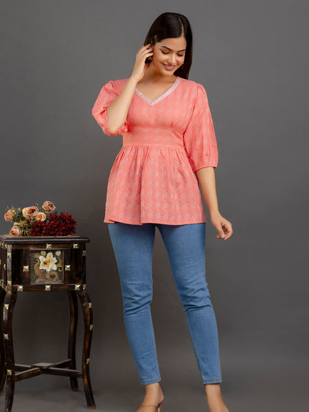 Emb top For women & Girl