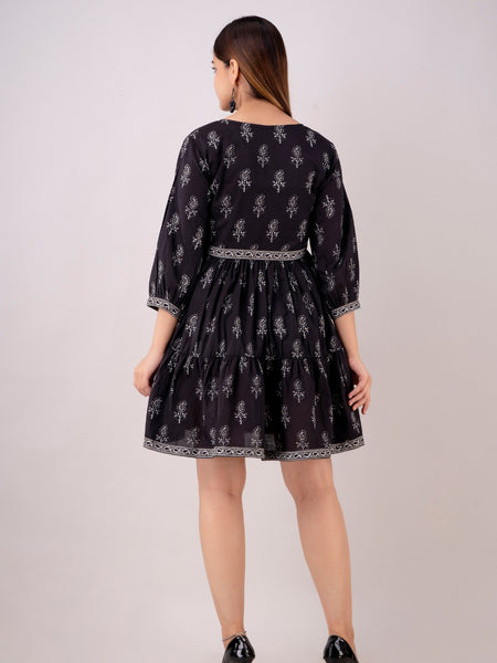 Black Short Dress For Women