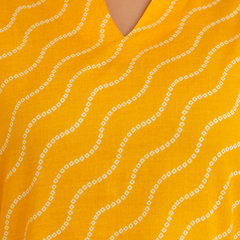Women Printed Pure Cotton Straight Kurti