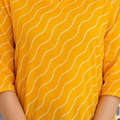 Women Printed Pure Cotton Straight Kurti