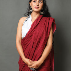 Elegant Hand Block Printed Cotton Saree