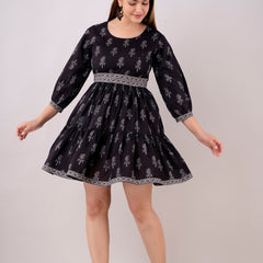 Black Short Dress For Women