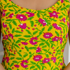 Yacho Yellow A-Line Fit Gown