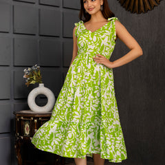 Green Kaysha Gown Dresses