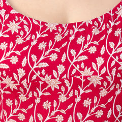 Maroon Short Dress  For Women