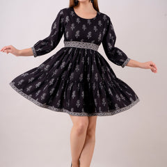 Black Short Dress For Women