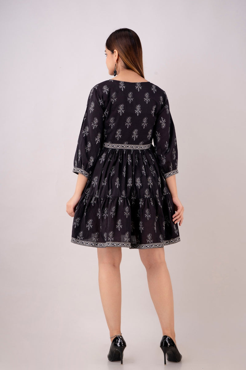 Black Short Dress For Women