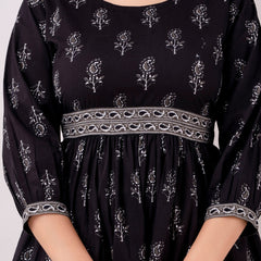 Black Short Dress For Women