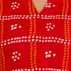 Women Printed Reyon Straight Kurti