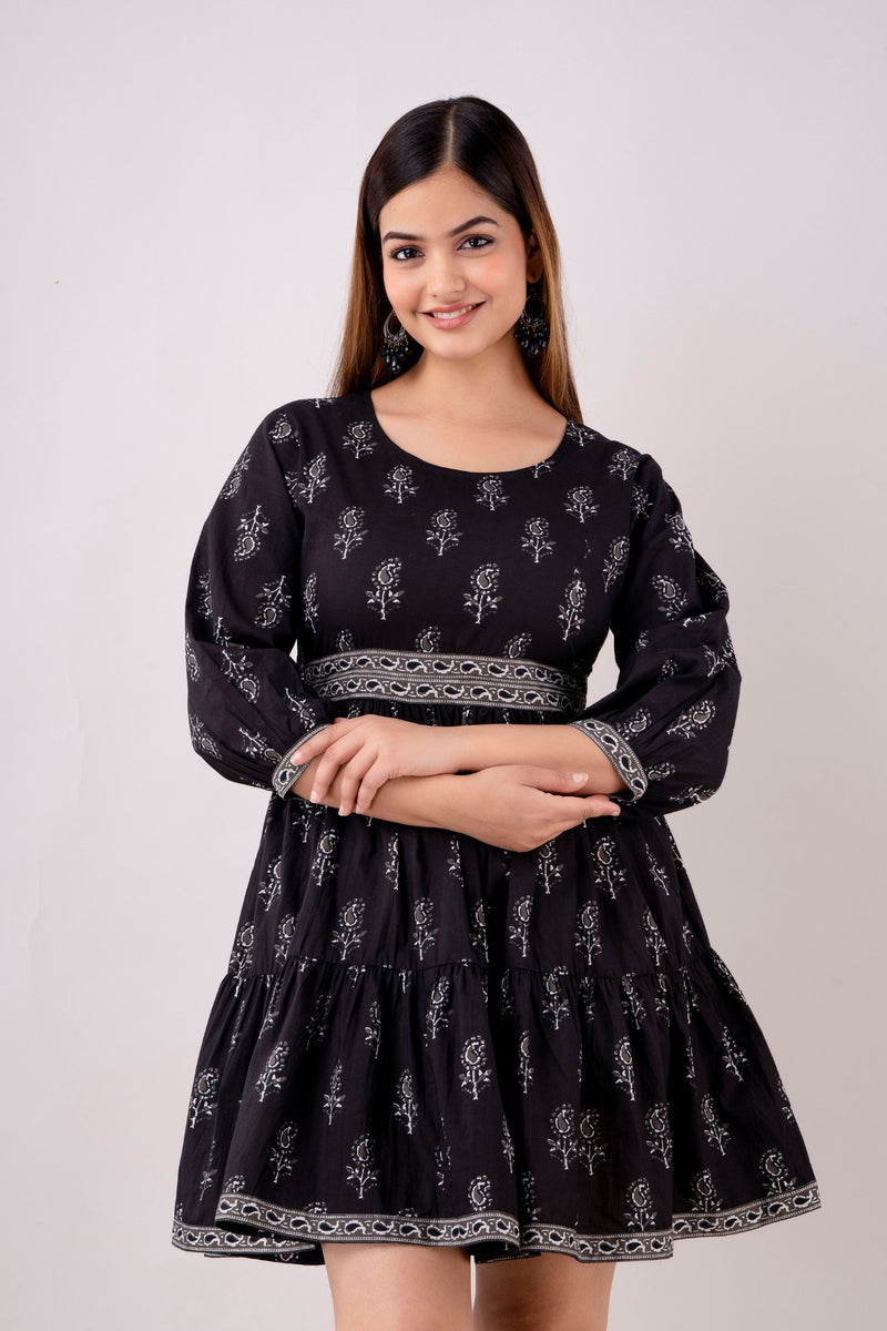 Black Short Dress For Women