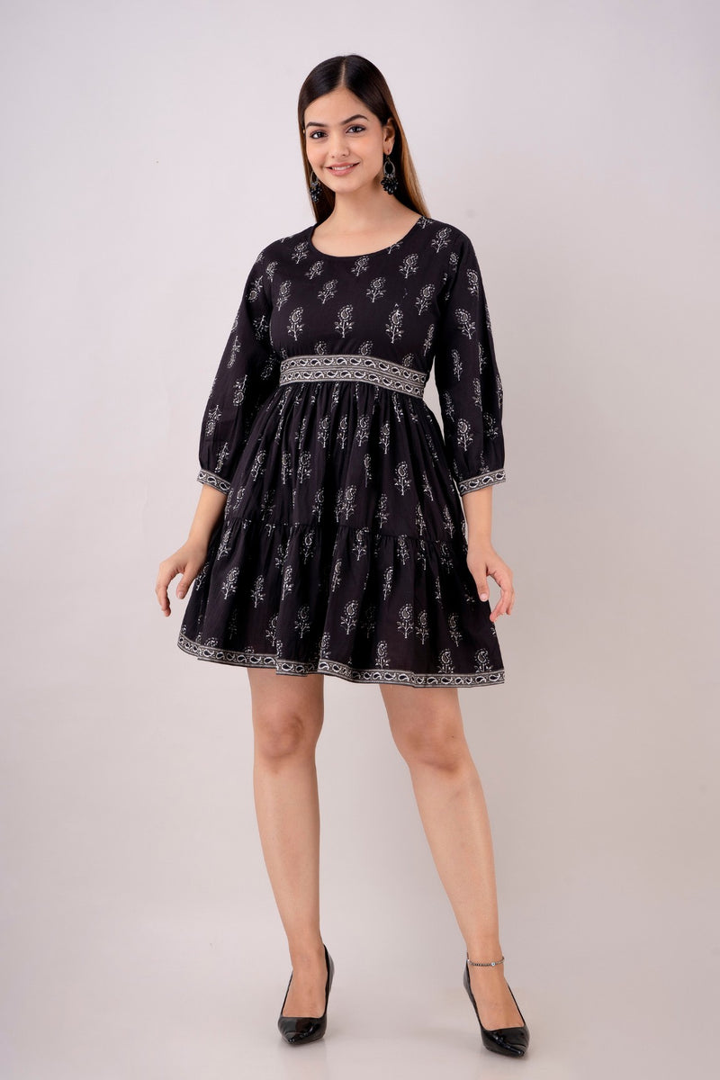 Black Short Dress For Women
