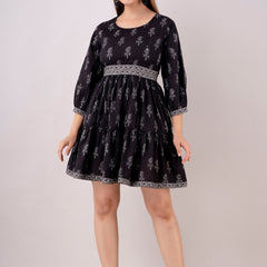 Black Short Dress For Women