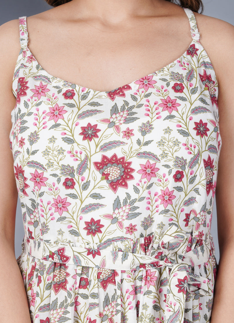 Multicolor Short Dress For Women