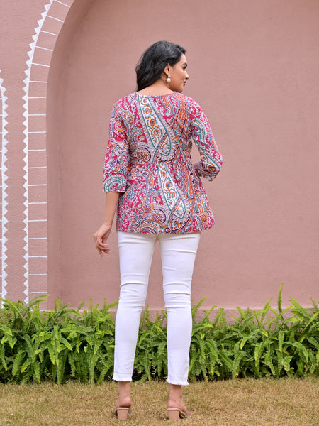 Crop top Multired Beautiful women & Girl