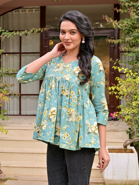 Crop top Sage Green Beautiful women & Girl