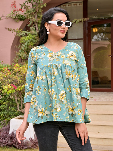 Crop top Sage Green Beautiful women & Girl