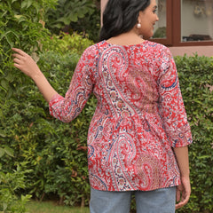 Crop top Multired Beautiful women & Girl