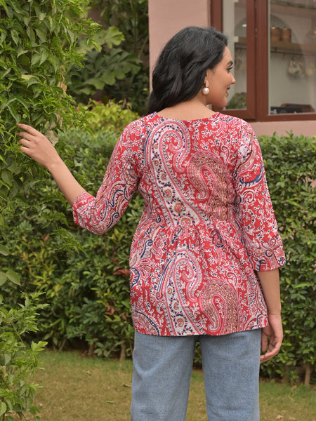 Crop top Multired Beautiful women & Girl