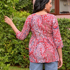 Crop top Multired Beautiful women & Girl