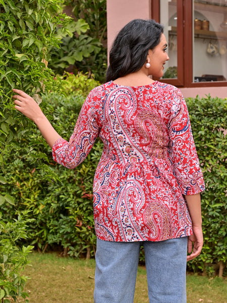 Crop top Multired Beautiful women & Girl