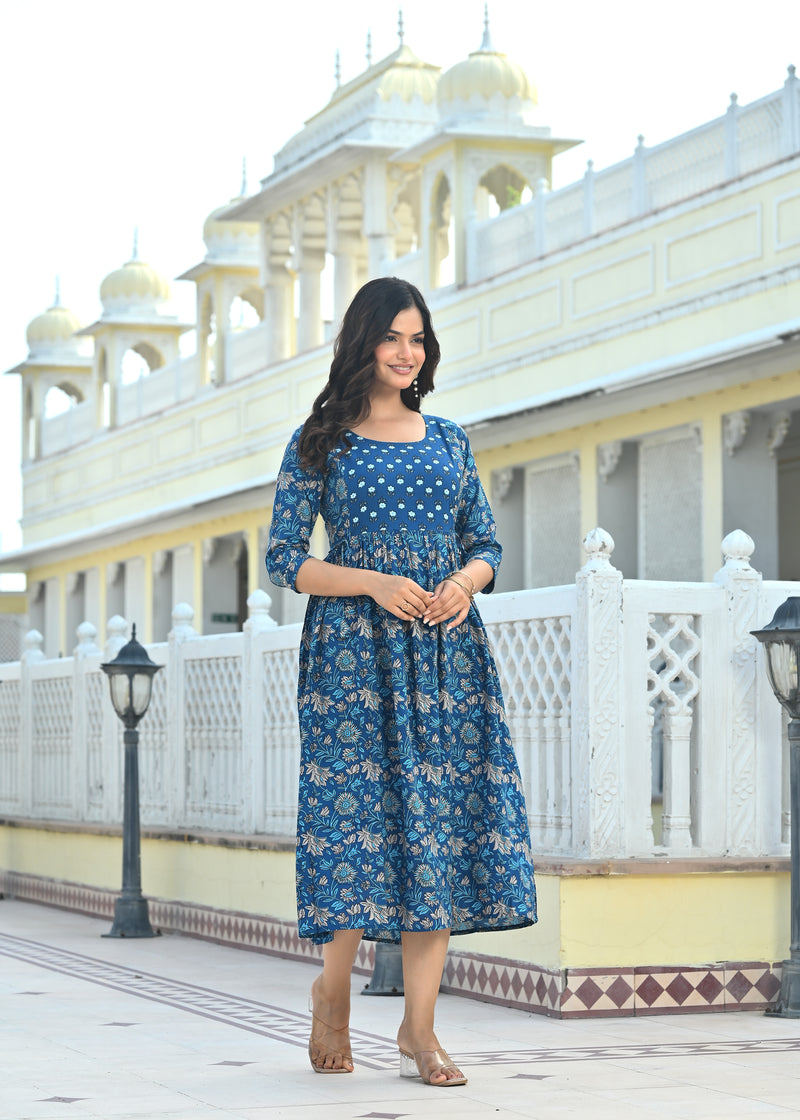 Blue Mati Dress