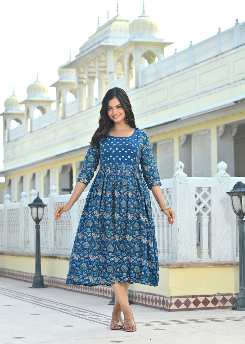 Blue Mati Dress