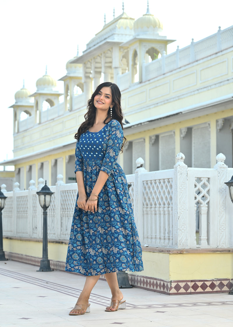 Blue Mati Dress