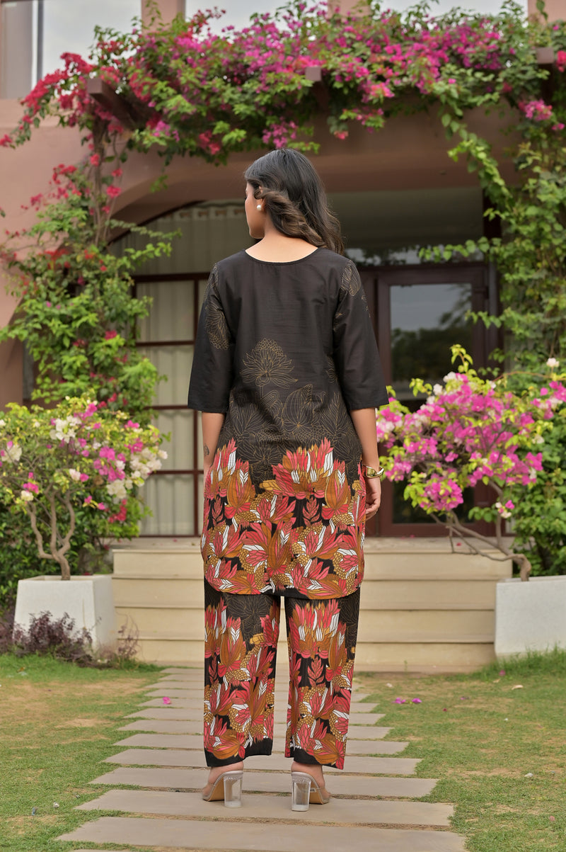 Classic Printed Co-ord Set for Daily and Casual Wear