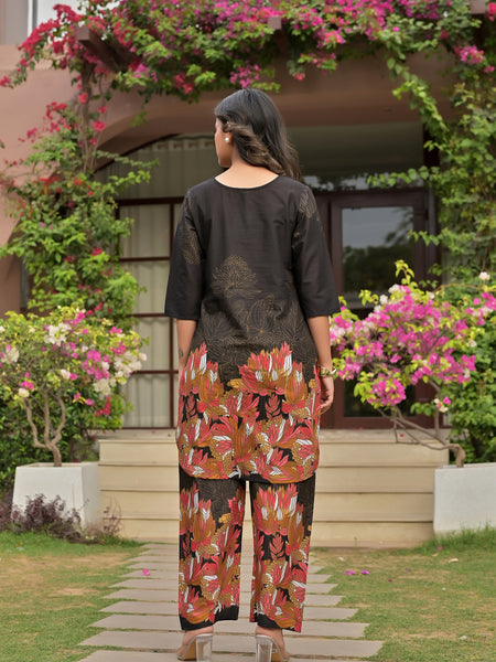Classic Printed Co-ord Set for Daily and Casual Wear