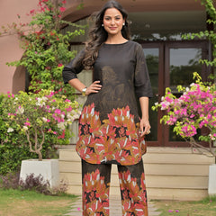 Classic Printed Co-ord Set for Daily and Casual Wear