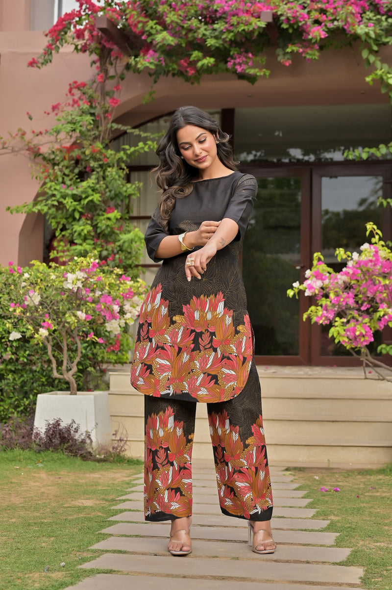 Classic Printed Co-ord Set for Daily and Casual Wear