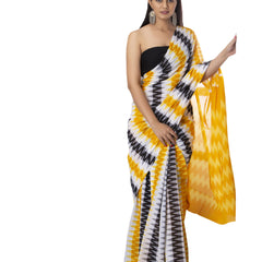 Elegant Hand Block Printed Cotton Saree